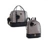 Kit Bolsa e Mochila de maternidade Vivara Preto e Bege - Just baby - 1