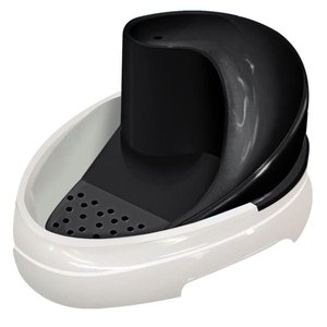Fonte Cascata Bebedouro Purificador Cão Gato preta 110 V