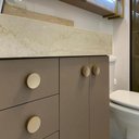 Ver imagem 3 de Puxador 194 Yuma Ponto Dourado para Móveis Armários e Gaveta