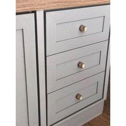 Puxador 194 Yuma Ponto Dourado para Móveis Armários e Gaveta - 4