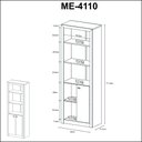 Ver imagem 2 de Conjunto para Escritório 8 Peças Amêndoa Tecnomobili