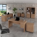 Ver imagem 5 de Conjunto para Escritório 8 Peças Amêndoa Tecnomobili