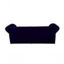 Ver imagem 3 de Kit Dubaí Cabeceira de Cama Box Casal e Recamier Baú Solteiro 90 Cm Suede Azul Marinho do Lar Mó