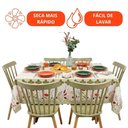 Ver imagem 4 de Toalha de Mesa 6 Lugares Lepper Pop Retangular 1,40x2,10m Algodão Poliéster Floral Jardineira