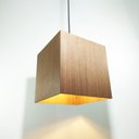 Ver imagem 7 de Luminária Teto Pendente Mdf Lâmina Madeira Rústica Imbuia
