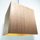 Ver imagem 4 de Luminária Teto Pendente Mdf Lâmina Madeira Rústica Imbuia
