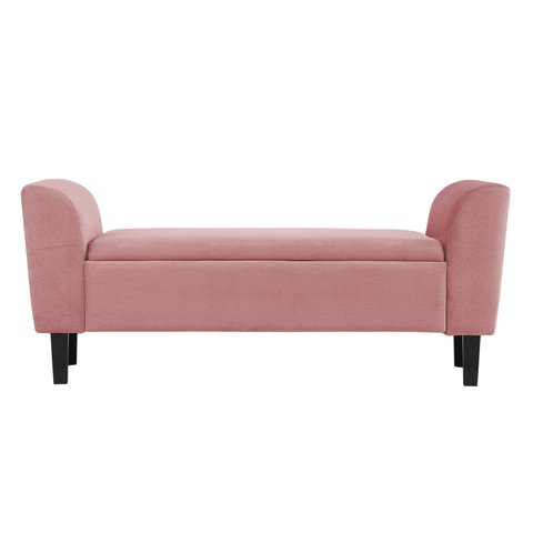 Recamier Bau Malibu 1,60m Suede Rose - Inova Decor Inova Decorações