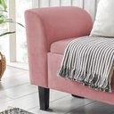 Ver imagem 3 de Recamier Bau Malibu 1,60m Suede Rose - Inova Decor Inova Decorações