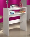 Ver imagem 6 de Mesa p/ Manicure c/ Prateleira Porta Esmaltes Multiuso Branco ClickForte Mesa Manicure