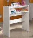 Ver imagem 5 de Mesa p/ Manicure c/ Prateleira Porta Esmaltes Multiuso Branco ClickForte Mesa Manicure