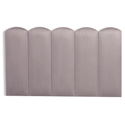 Cabeceira Solteiro Modulada Nuvem Cama Box Suede Cinza - 3
