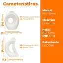 Ver imagem 5 de Jogo de Esculturas Vasos Decorativo em Cerâmica 2 Peças Solar - Rio Home