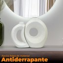 Ver imagem 3 de Jogo de Esculturas Vasos Decorativo em Cerâmica 2 Peças Solar - Rio Home