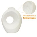 Ver imagem 2 de Jogo de Esculturas Vasos Decorativo em Cerâmica 2 Peças Solar - Rio Home