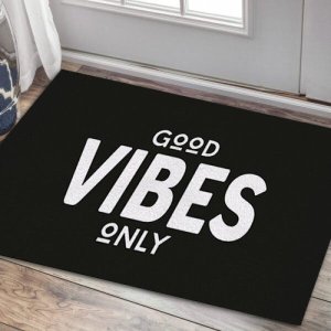 Capacho Tapete  - Good Vibes - 40x60cm