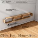Ver imagem 3 de Rack Suspenso Tower 184cm Parta TV até 60 Polegadas Byhouse