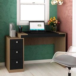 Escrivaninha 3 Gavetas Érica Hecol Móveis - 1