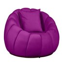 Ver imagem 6 de Kit Poltrona Base Giratória C/ Almofada e Puff Concha Veludo Cor Roxo