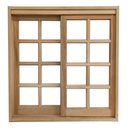 Ver imagem 2 de Janela de Madeira Vitro Quadriculado Correr Reto 100 (A) X 120 (L) Eucalipto Tratado