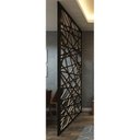Ver imagem 2 de Painel Vazado Divisória Mdf Veneza Preto - 1,20x2,40m