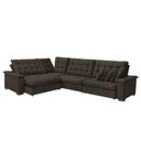 Ver imagem 2 de Sofá Canto Manchester 2,63m X 3,83m-marrom Marrom