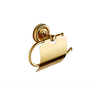 Porta Papel Higiênico Vintage Retrô Dourado Ouro Luxo - 2