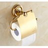 Porta Papel Higiênico Vintage Retrô Dourado Ouro Luxo - 1