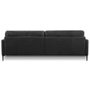 Ver imagem 7 de Sofá 3 Lugares para Sala Living Industrial 220cm Evo L06 Couro Preto - Lyam Decor