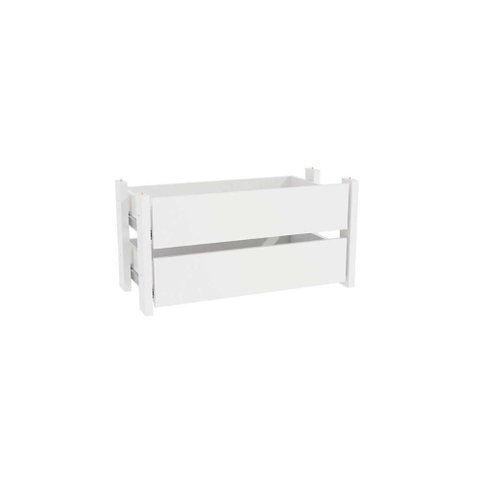 Módulo de Quarto Casal Kit 2 Gavetas N528 38x76x42cm Adapt Branco - Kappesberg