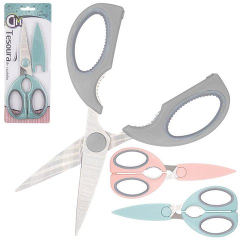 Tesoura de Cozinha de Inox 8,5'' 21cm Multiuso