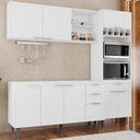 Ver imagem 1 de Armário de Cozinha Cp02 para Pia 150cm Pérola Z34 Branco - Mpozenato
