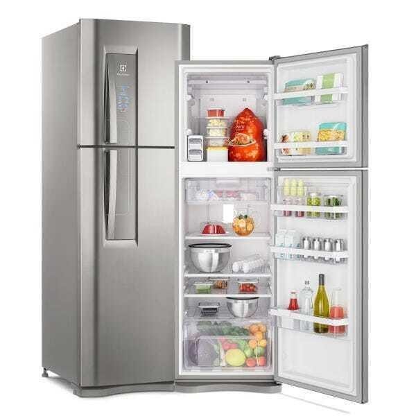 Refrigerador Frost Free Df44S Platinum, 402 Litros - Electrolux 110 Volts