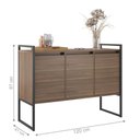 Ver imagem 3 de Conjunto Buffet e Aparador Industrial Jade Affara
