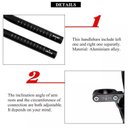 Ver imagem 5 de Clip Guidão Apoio Mtb Speed Triathlon Ciclismo Aero Bar