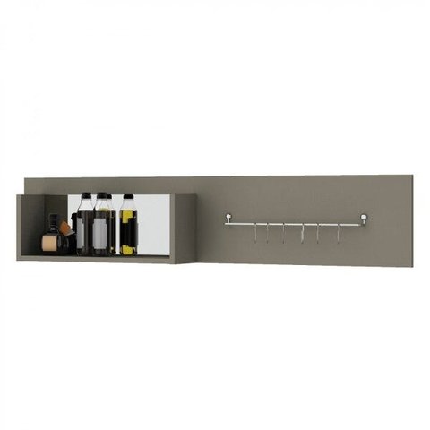Painel Porta Utensílios de Cozinha 120cm Connect Henn