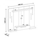 Ver imagem 4 de Painel para Tv até 50 Polegadas 1 Porta Cronos Artely