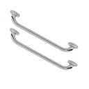 Ver imagem 1 de Alça Apoio 2 Uni Inox 30cm Barra Suporte Anti Queda Cadeirante Gestante Idoso Criança Pcd Banheiro