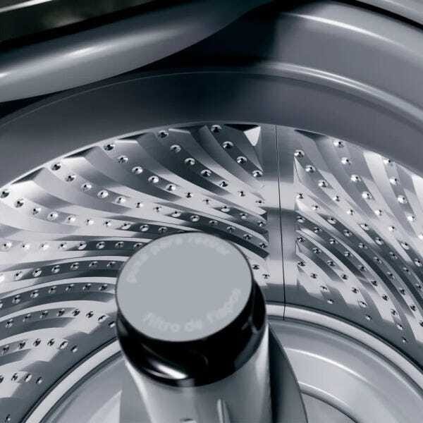 Máquina de Lavar Brastemp 12Kg titânio Água Quente com Ciclo Tira Manchas Pro e Ciclo Antibolinha - - 4