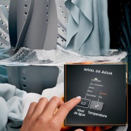 Máquina de Lavar Brastemp 12Kg titânio Água Quente com Ciclo Tira Manchas Pro e Ciclo Antibolinha - - 12 Máquina de Lavar Brastemp 12Kg titânio Água Quente com Ciclo Tira Manchas Pro e Ciclo Antibolinha - - 12