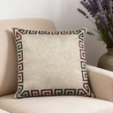 Ver imagem 1 de Capa de Almofada Linho Estampada Rose Floral 45x45cm - Abstrato