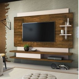 Painel para TV até 65 Polegadas com LED Belano DJ Móveis - 1