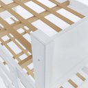 Ver imagem 6 de Beliche Resistente Fortaleza em Mdf Vira 2 Camas Solteiro Branco