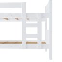 Ver imagem 2 de Beliche Resistente Fortaleza em Mdf Vira 2 Camas Solteiro Branco