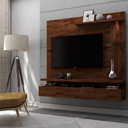 Painel para TV até 50 Polegadas com LED Lira DJ Móveis - 1