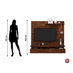 Painel para TV até 50 Polegadas com LED Lira DJ Móveis - 4