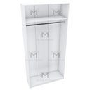 Ver imagem 3 de MÓDULO CLOSET MALEIRO E CABIDEIRO M217.2021.B (CASA OU LOJA) MUNDI MOVEIS