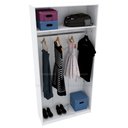 Ver imagem 4 de MÓDULO CLOSET MALEIRO E CABIDEIRO M217.2021.B (CASA OU LOJA) MUNDI MOVEIS