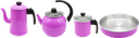 Ver imagem 1 de Conjunto Café 4 Peças Rosa