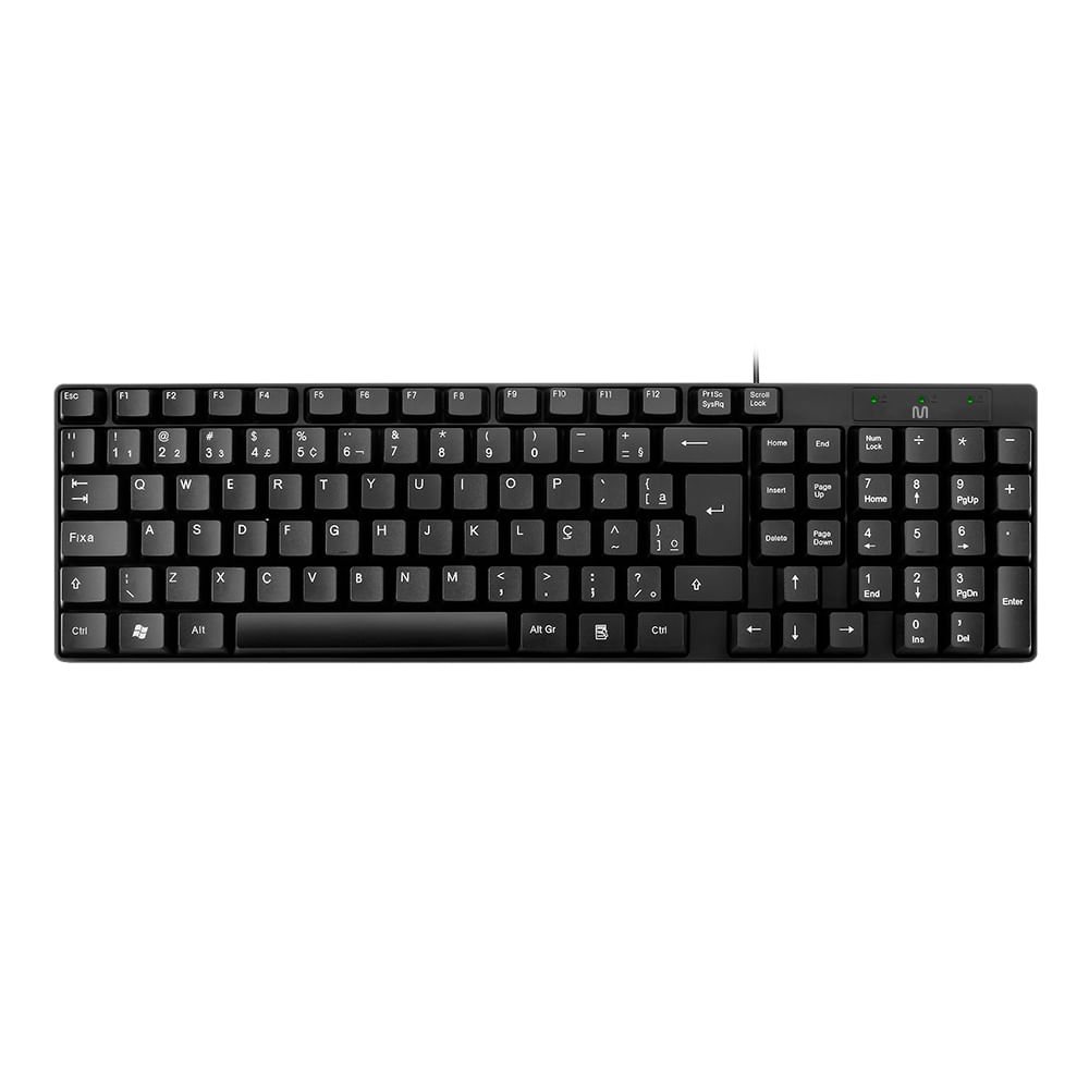 Teclado e Mouse com Fio Usb Cabo de 120cm 1200dpi Teclas Chocolate - Tc309 Tc309 Multilaser - 5