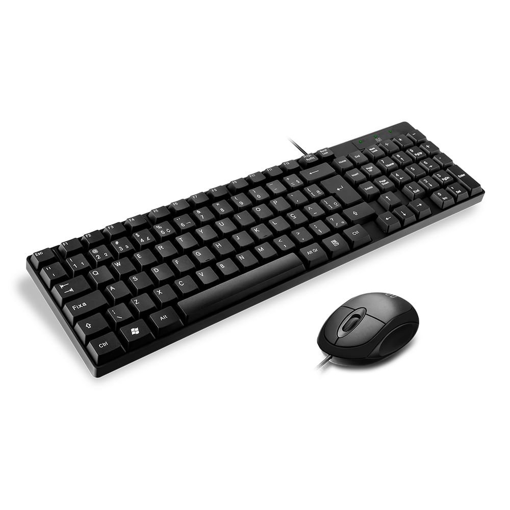 Teclado e Mouse com Fio Usb Cabo de 120cm 1200dpi Teclas Chocolate - Tc309 Tc309 Multilaser - 2